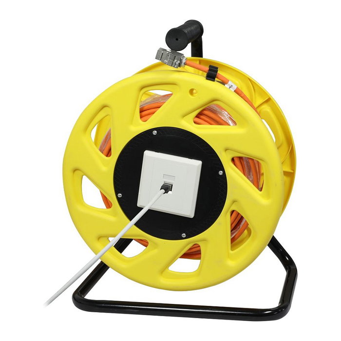 Synergy21 Cable de Red CAT6A, Carrete 50m S/FTP, Compatible CAT7A, con 2 Conectores RJ45 CAT6A, LSZH Synergy21 Cable de Red CAT6A, Carrete 50m S/FTP, Compatible CAT7A, con 2 Conectores RJ45 CAT6A, LSZH