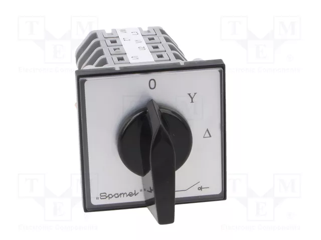 SPAMEL Interruptor de levas estrella-triángulo 25A IP65 SPAMEL Interruptor de levas estrella-triángulo 25A IP65