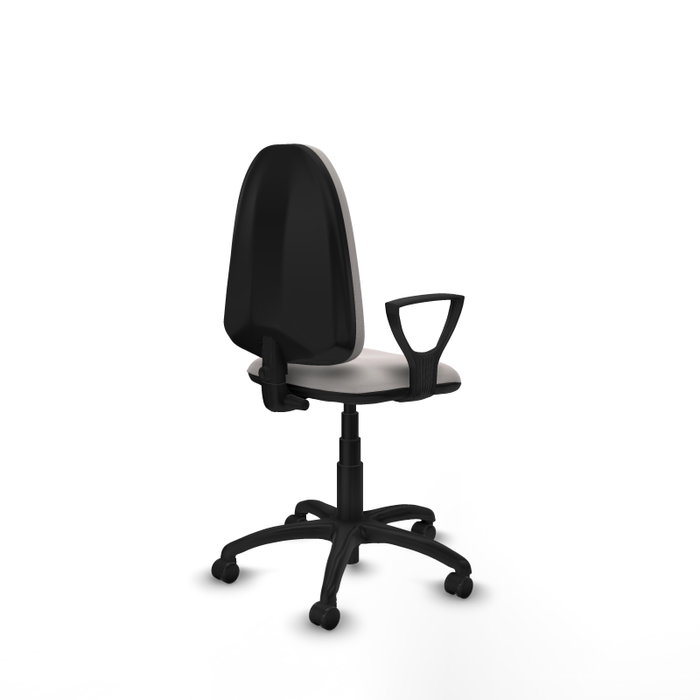 PIQUERAS Y CRESPO Silla de oficina Aýna en Similpiel Blanco con Brazos Fijos PIQUERAS Y CRESPO Silla de oficina Aýna en Similpiel Blanco con Brazos Fijos