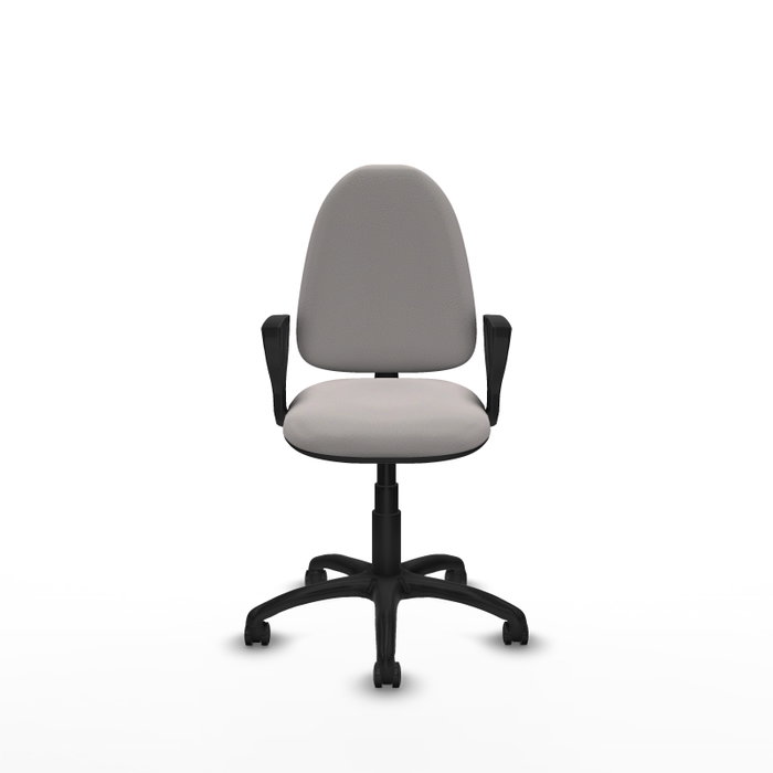 PIQUERAS Y CRESPO Silla de oficina Aýna en Similpiel Blanco con Brazos Fijos PIQUERAS Y CRESPO Silla de oficina Aýna en Similpiel Blanco con Brazos Fijos