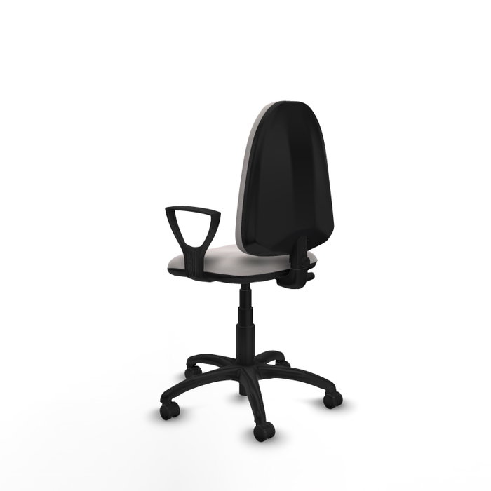 PIQUERAS Y CRESPO Silla de oficina Aýna en Similpiel Blanco con Brazos Fijos PIQUERAS Y CRESPO Silla de oficina Aýna en Similpiel Blanco con Brazos Fijos