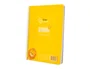 Liderpapel Cuaderno Espiral A5 Pautaguía Tapa Plástico 80 Hojas 90gr Cuadro Pautado 4mm con Margen Color Amarillo