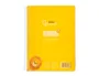 Liderpapel Cuaderno Espiral A5 Pautaguía Tapa Plástico 80 Hojas 90gr Cuadro Pautado 4mm con Margen Color Amarillo