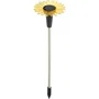 Galix Luz Solar Decorativa G4460, Forma de Girasol, Altura 44 cm, para Exterior