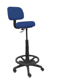 PIQUERAS Y CRESPO Taburete Llanos Ergonómico Azul Marino