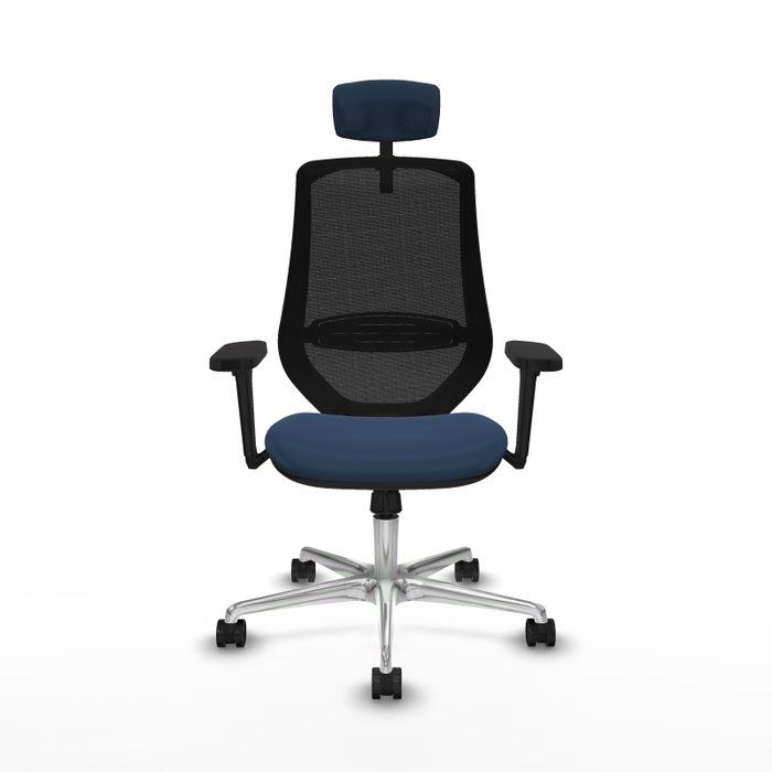 PIQUERAS Y CRESPO Silla de oficina Mardos con mecanismo Sincro, Azul marino y Negro PIQUERAS Y CRESPO Silla de oficina Mardos con mecanismo Sincro, Azul marino y Negro