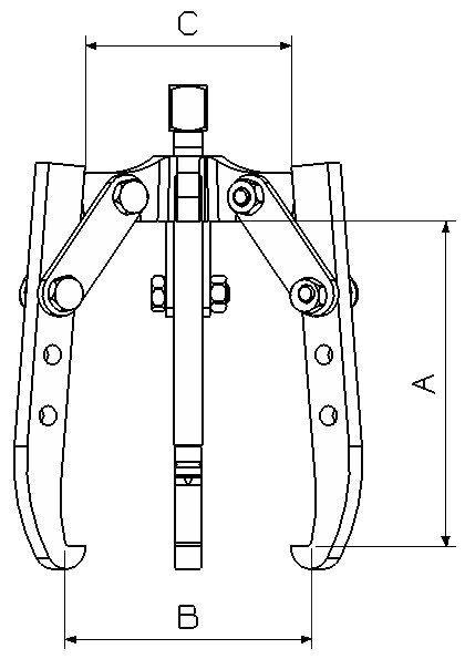 Forza Extractor Mecánico de 3 Patas Largas 70x80 Forza Extractor Mecánico de 3 Patas Largas 70x80
