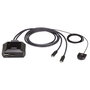 Aten US3312-AT Switch KVM 2 puertos USB-C 4K DisplayPort