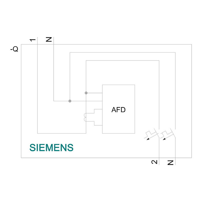 Siemens 5SV6016-6KK16 AFDD-MCB 16A 2P 230V