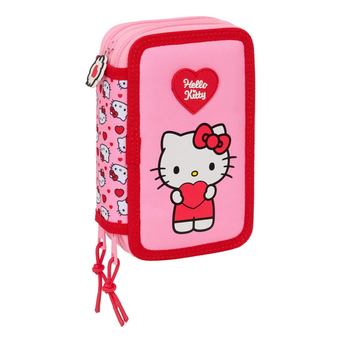 Portatodo Hello Kitty Rosa 12,5 x 19,5 x 5,5 cm 37 Piezas Portatodo Hello Kitty Rosa 12,5 x 19,5 x 5,5 cm 37 Piezas