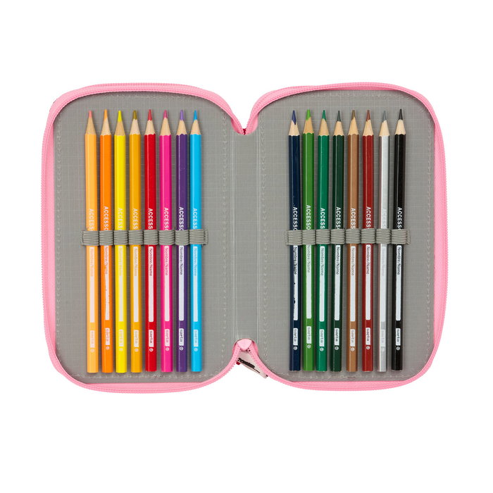 Portatodo Hello Kitty Rosa 12,5 x 19,5 x 5,5 cm 37 Piezas Portatodo Hello Kitty Rosa 12,5 x 19,5 x 5,5 cm 37 Piezas