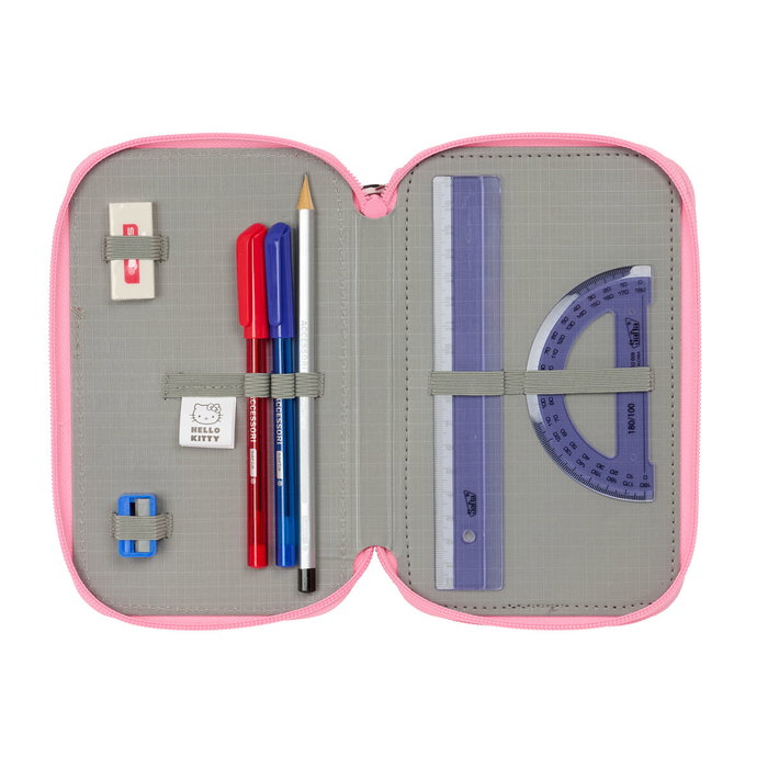Portatodo Hello Kitty Rosa 12,5 x 19,5 x 5,5 cm 37 Piezas Portatodo Hello Kitty Rosa 12,5 x 19,5 x 5,5 cm 37 Piezas