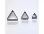 SIO-2® Cortadores Metálicos Triángulo para Cerámica y Arcilla - Set de 3 Piezas - Herramientas de Modelado y Manualidades