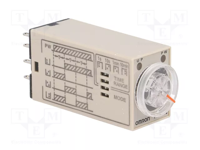 OMRON H3YN Relé de tiempo 24VDC DPDT 0,1s÷10min OMRON H3YN Relé de tiempo 24VDC DPDT 0,1s÷10min