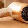 Cecotec Secador IoniCare Power&Go Heaven Champagne 2400 W, Plegable, Tecnología Iónica, Función Aire Frío, Color Champán, con Difusor y Bolsa de Transporte