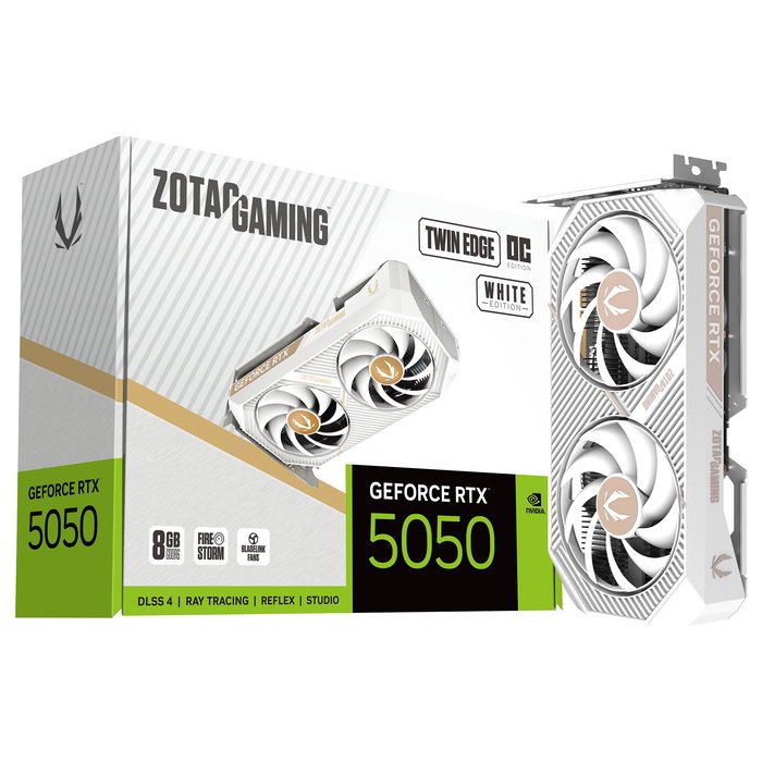 Zotac RTX 5050 8GB GDDR6 Twin Edge OC White Zotac RTX 5050 8GB GDDR6 Twin Edge OC White