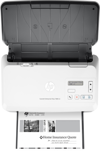 HP ScanJet Enterprise Flow 7000 s3 Escáner de Documentos Blanco