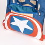 Saquito Escolar Avengers Capitan America Azul