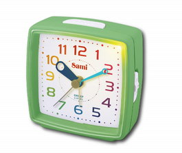 SAMI Despertador Reloj Despertador Digital con Alarma de Luz y Sonido Crescendo, Silencioso, Exp