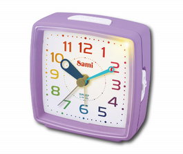 SAMI Despertador Reloj Despertador Digital con Alarma de Luz y Sonido Crescendo, Silencioso, Exp