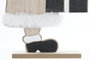 DKD Home Decor Figura Navidad Moderna Negro Blanco 5 x 31 x 18.5 cm (6 Unidades)