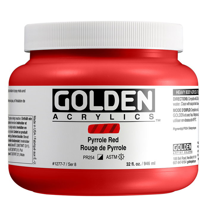 Golden Rojo Pyrrole Heavy Body 946 ml Golden Rojo Pyrrole Heavy Body 946 ml