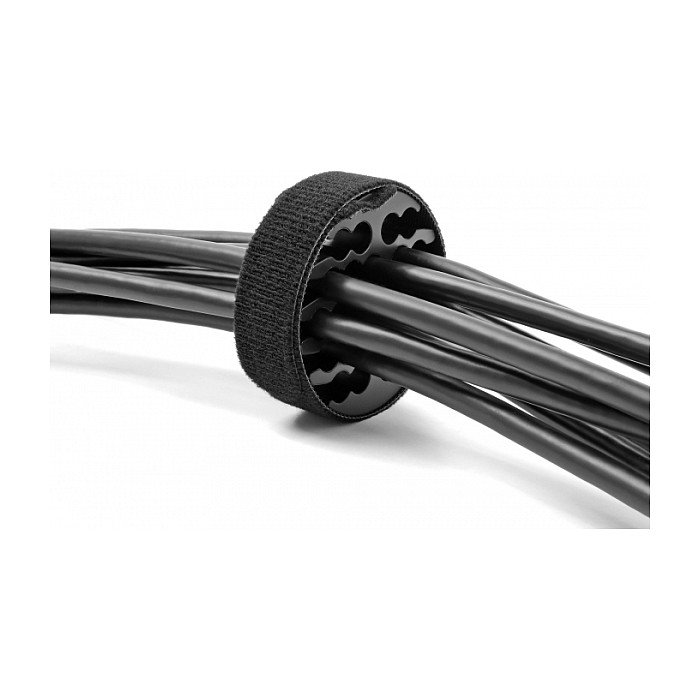 DeLOCK Organizador de cables con bridas de gancho y bucle negro DeLOCK Organizador de cables con bridas de gancho y bucle negro