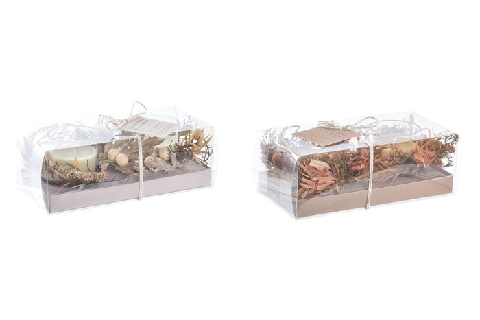 DKD Home Decor Set de 2 Velas Perfumadas de Parafina DKD Home Decor Set de 2 Velas Perfumadas de Parafina