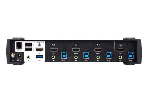 Aten CS1824-AT-G Interruptor KVM de 4 Puertos HDMI 4K USB 3.0 Negro Aten CS1824-AT-G Interruptor KVM de 4 Puertos HDMI 4K USB 3.0 Negro