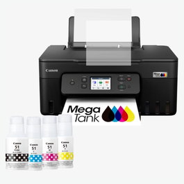 Canon Pixma G3590 Multifunción Inyección Tinta Megatank Recargable Wi-Fi Impresora Escáner Copia
