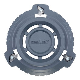 Wolfcraft Avellanador de Canto para Placa de Yeso, Diametro 68 mm, con 3 Cuchillas Intercambiables, Ideal para Instalar Enchufes en Pared Hueca