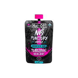 Muc-Off Líquido Sellante para Bicicleta con Partículas de Fibra Natural y Bambú - Sella Pinchazos hasta 7mm y 110 PSI - 81g