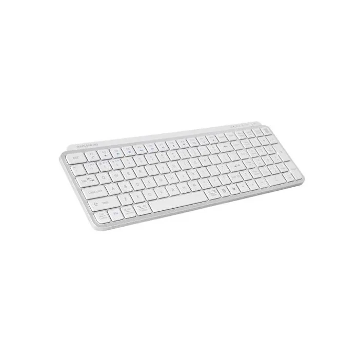 Mars Gaming MKSILENKEYSWFR Teclado Inalámbrico Blanco AZERTY Francés con Tecla Copilot AI
