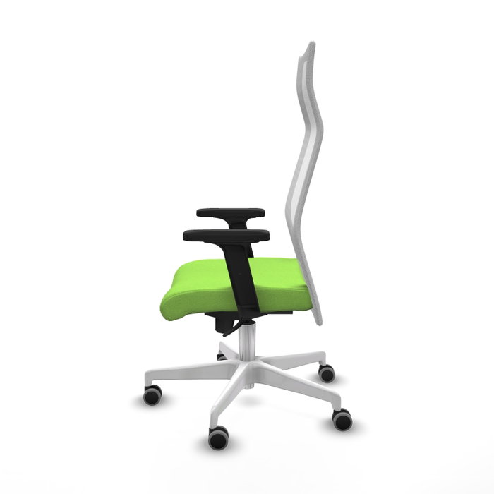 PIQUERAS Y CRESPO Sillón Albacete con Mecanismo Sincro, Tela Pistacho y Malla Blanco PIQUERAS Y CRESPO Sillón Albacete con Mecanismo Sincro, Tela Pistacho y Malla Blanco