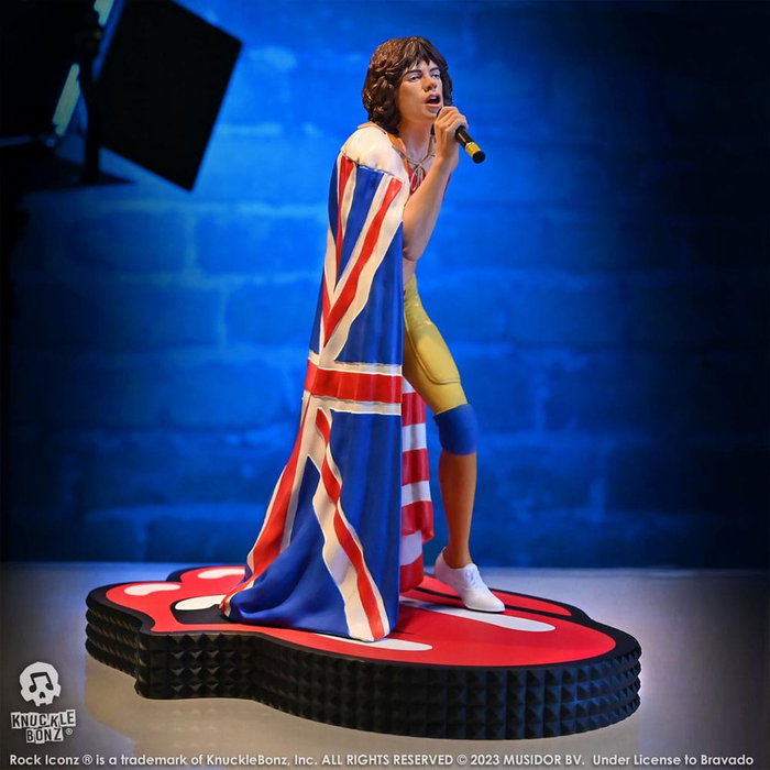 The Rolling Stones Estatua Rock Iconz Mick Jagger (Tattoo You Tour 1981) 22 cm