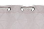 DKD Home Decor Cortina de Poliéster 140x260 con 8 Anillas Rosa Palo