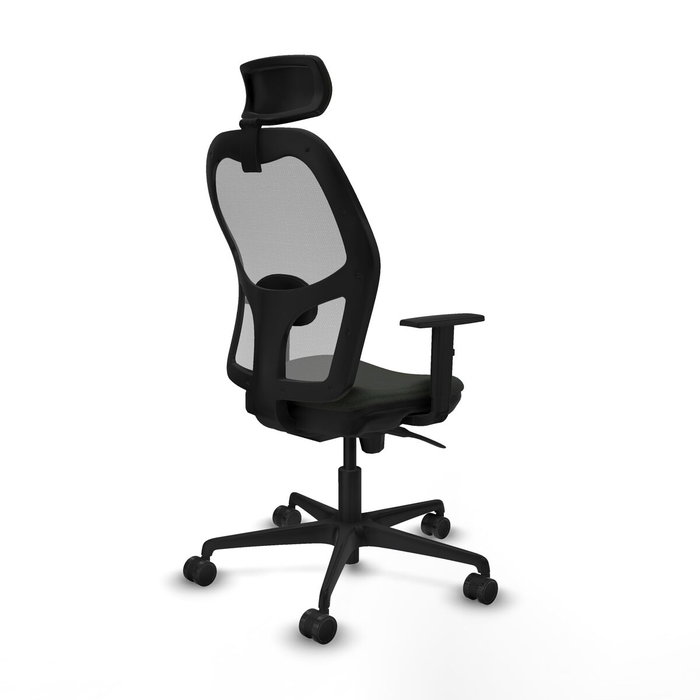 PIQUERAS Y CRESPO Silla de oficina Jorquera con mecanismo Sincro, Negro y Gris