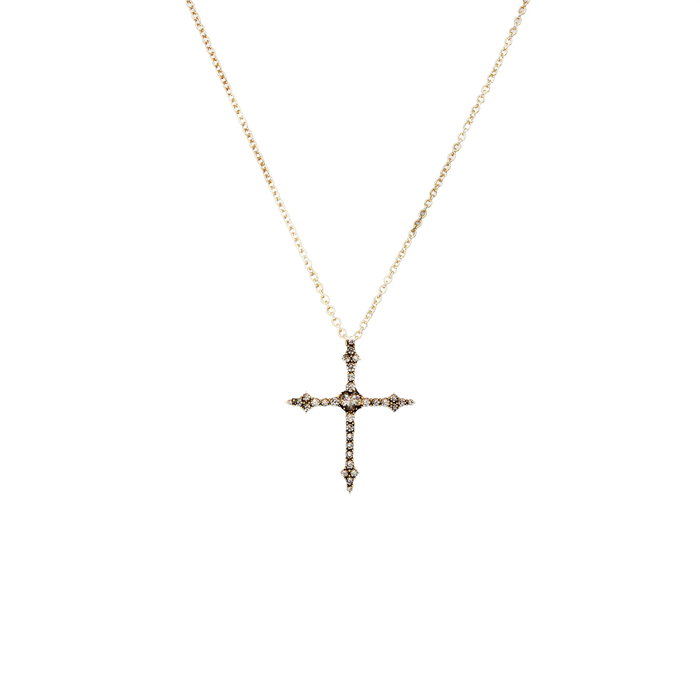 Chiara Ferragni Collar de Cruces con Circonitas Dorado Chiara Ferragni Collar de Cruces con Circonitas Dorado