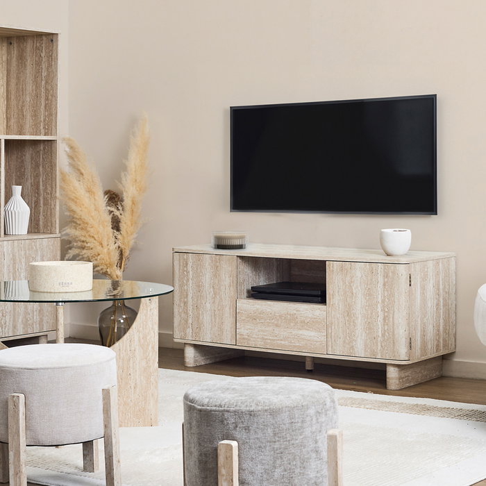 Home Deco Factory Mueble TV Pietra Colección Terra Nova 110x39x48 cm