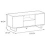 Home Deco Factory Mueble TV Pietra Colección Terra Nova 110x39x48 cm