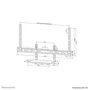 Neomounts AV45-500BL Estantería para televisor Negro