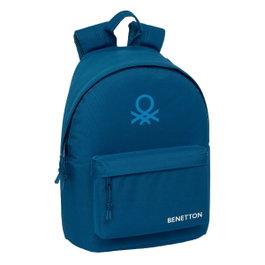 Safta Mochila Benetton Basics Marino para Portátil 14,1 pulgadas