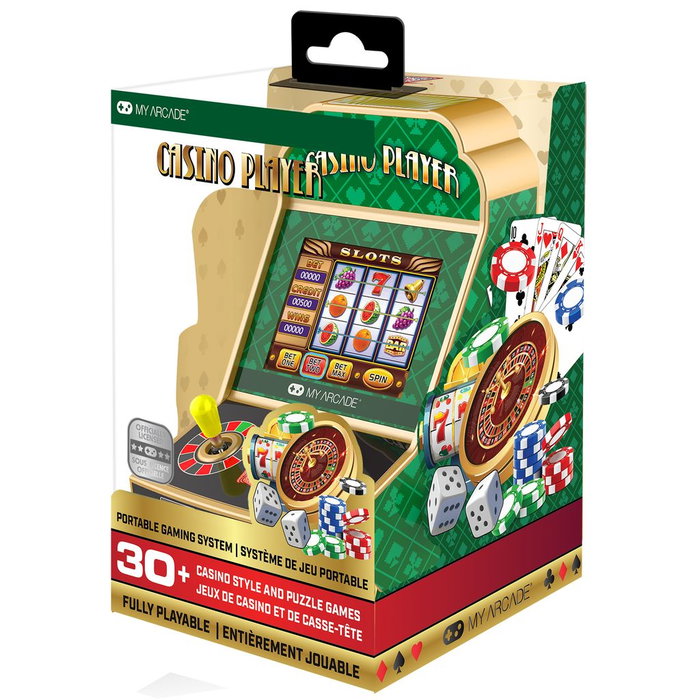 MY-MY ARCADE GAMING My Arcade Portable Gaming System Casino Player (31 Juegos Incluidos) MY-MY ARCADE GAMING My Arcade Portable Gaming System Casino Player (31 Juegos Incluidos)