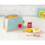 KioKids Tostadora de Madera con Accesorios Azul
