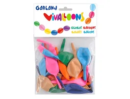 Vivalloons Globo Latex Biodegradable Blister 20 Unidades Colores Surtidos