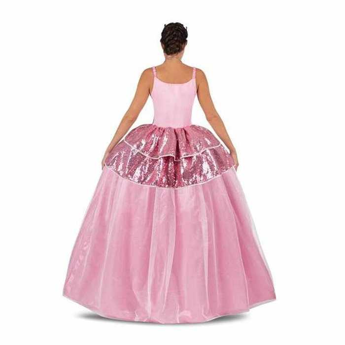 My Other Me Disfraz Princesa Rosa con Tiara, Vestido y Enagua Talla M