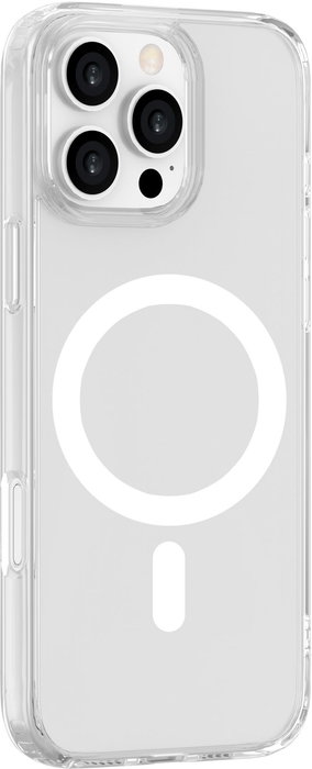 eSTUFF Funda Híbrida Magnética INFINITE OSLO para iPhone 16 Pro - Transparente - 86% Plástico Reciclado