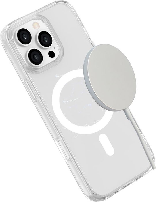 eSTUFF Funda Híbrida Magnética INFINITE OSLO para iPhone 16 Pro - Transparente - 86% Plástico Reciclado