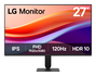 LG 27U411A-B Monitor Gaming 27" Full HD (1920x1080) IPS 120Hz 5ms HDR10 VESA, Negro