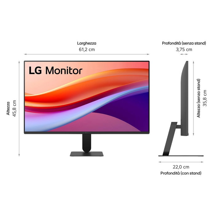 LG 27U411A-B Monitor Full HD IPS 27 pulgadas 120 Hz Negro